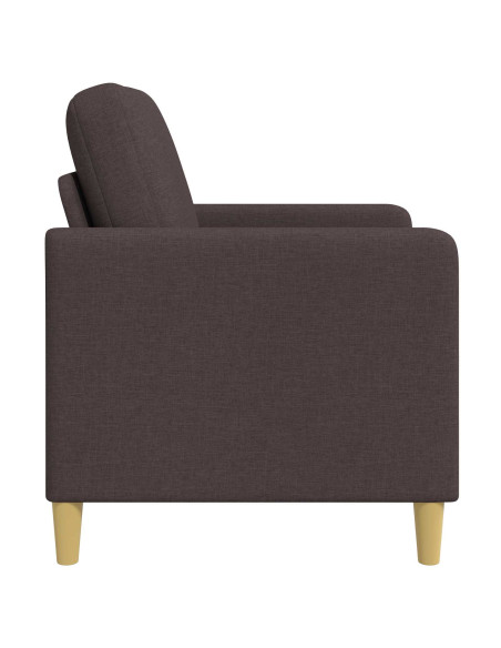 Divano con Storage Marrone Scuro 72 x 78 x 87 cm Poliestere