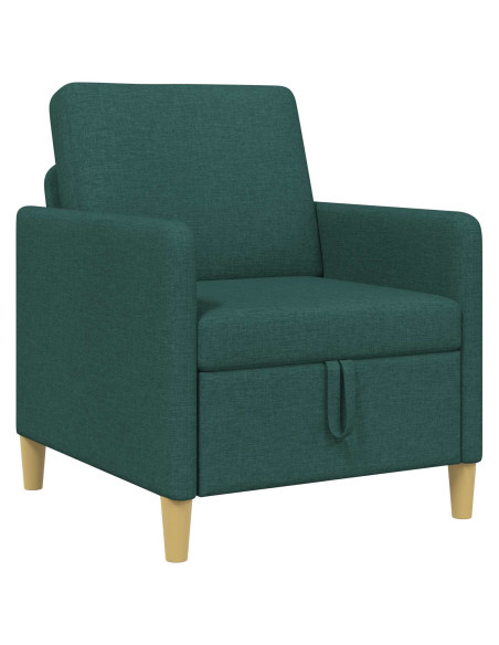 Divano con Storage Verde Scuro 72 x 78 x 87 cm Poliestere