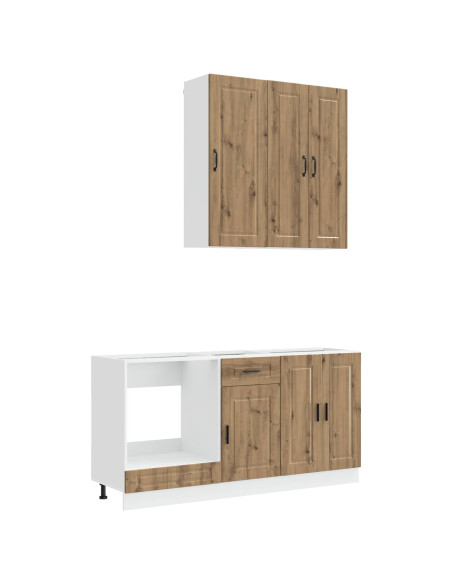 Unità Cucina PORTO 5 pcs Rovere Artigianale