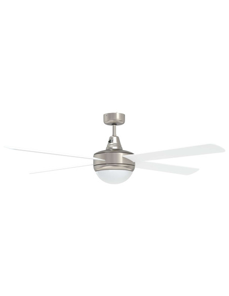Ventilatore da soffitto con luce e telecomando Ø 130 cm Bianco
