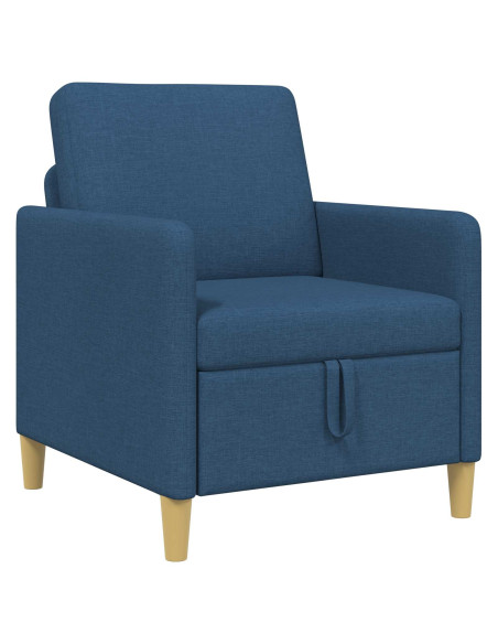 Divano con Storage Blu 72 x 78 x 87 cm Poliestere