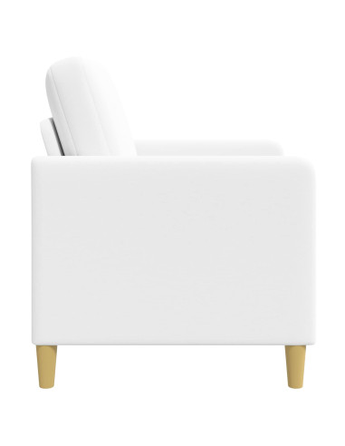 Divano con Storage Bianco 72 x 78 x 87 cm Poliestere