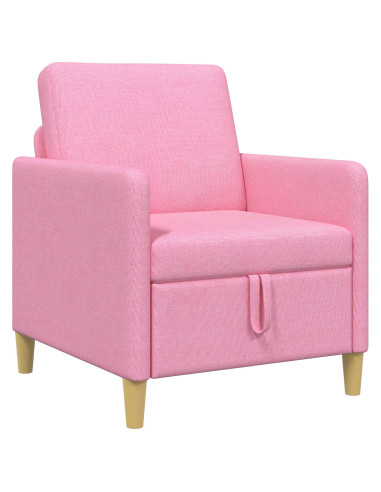 Divano con Storage Rosa 72 x 78 x 87 cm Poliestere