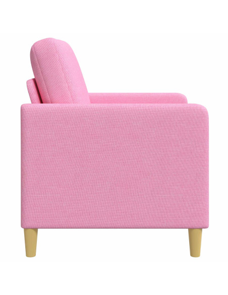 Divano con Storage Rosa 72 x 78 x 87 cm Poliestere