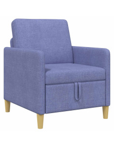 Divano con Storage Blu jeans 72 x 78 x 87 cm Poliestere 2