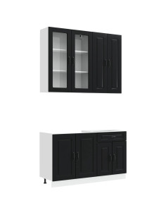 Unità Cucina KALMAR 4 pcs Nero Legno ingegnerizzato 2