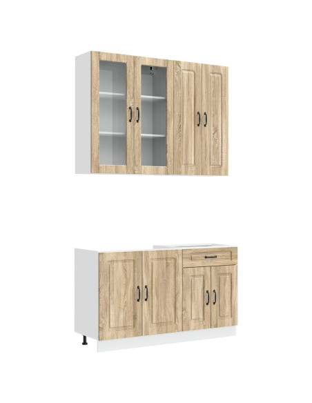 Unità Cucina KALMAR 4 pcs Rovere Sonoma Legno ingegnerizzato