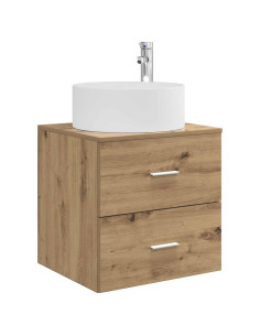 Mobile Lavabo da Parete Rovere Artigianale