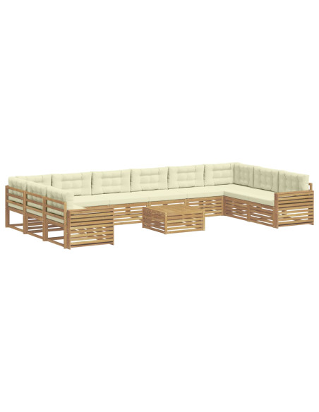 Set divani Legno di Acacia Massello