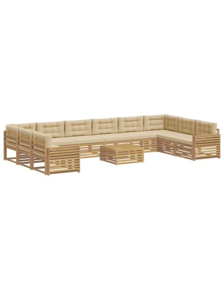 Set divani Legno di Acacia Massello