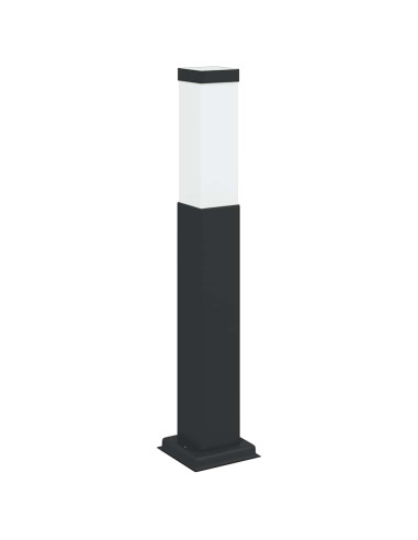 Lampada a paletto 50 cm Nera IP44