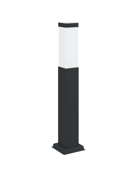 Lampada a paletto 50 cm Nera IP44