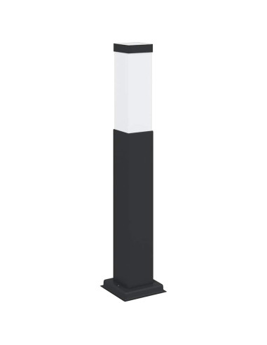 Lampada a paletto 50 cm Nera IP44