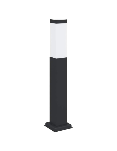 Lampada a paletto 50 cm Nera IP44