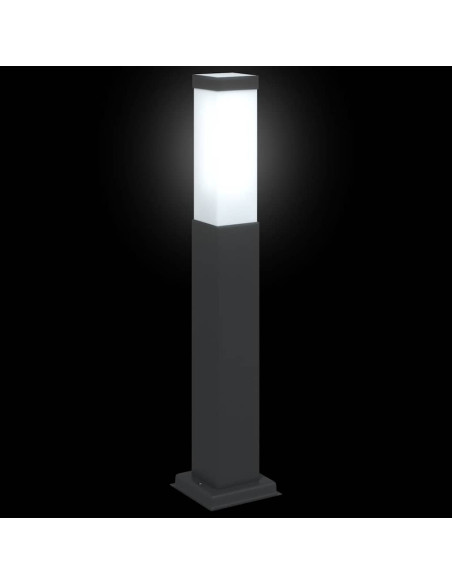 Lampada a paletto 50 cm Nera IP44