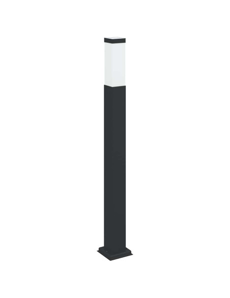 Lampada a paletto 80 cm Nera IP44