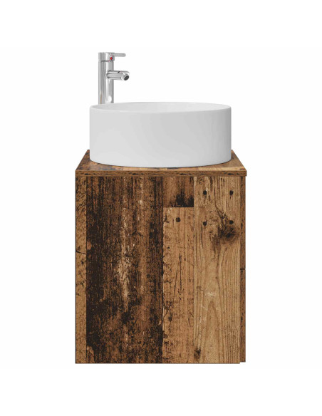 Mobile Lavabo da Parete Legno antico 49,5 x 44,5 x 65,5 cm
