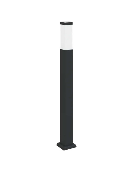 Lampada a paletto 80 cm Nera IP44
