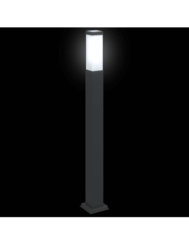 Lampada a paletto 80 cm Nera IP44