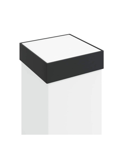 Lampioni a palo 3 pz 80 cm Nero IP44