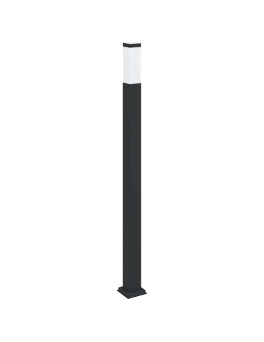 Lampada a paletto 110 cm Nera IP44