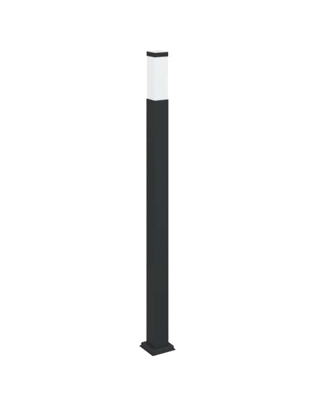 Lampada a paletto 110 cm Nera IP44