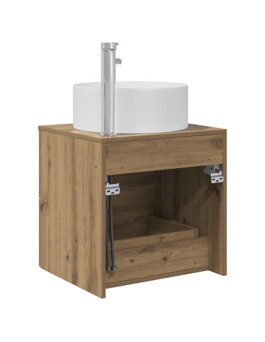 Mobile Lavabo da Parete Rovere Artigianale