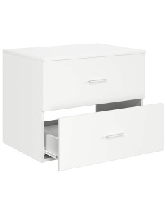 Mobile da Bagno da Muro Bianco 62,5 x 44,5 x 50 cm 2