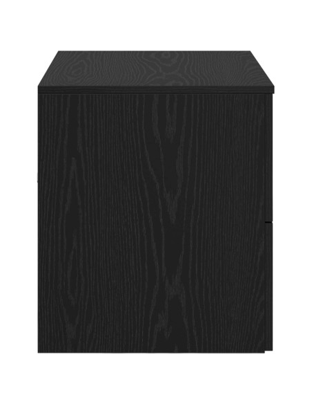 Mobile da Bagno da Muro Rovere Nero 62,5 x 44,5 x 50 cm