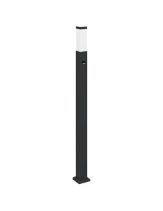 Lampada a paletto con sensore 110 cm Nera IP44 2