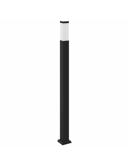 Lampada a paletto con sensore 110 cm Nera IP44