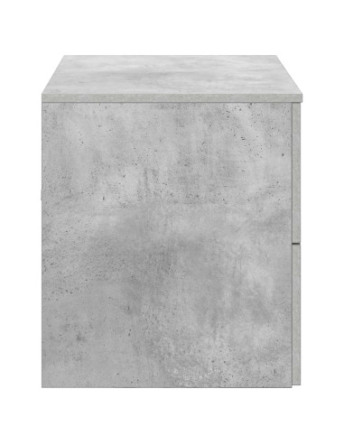 Mobile da Bagno da Muro Grigio Cemento 62,5 x 44,5 x 50 cm