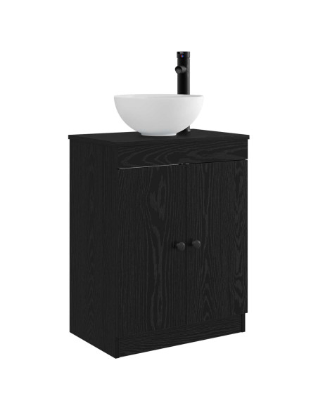 Mobile da bagno con lavabo Nero 54 x 35 x 83 cm