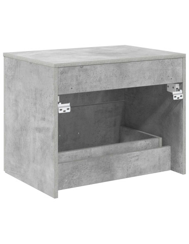 Mobile da Bagno da Muro Grigio Cemento 62,5 x 44,5 x 50 cm