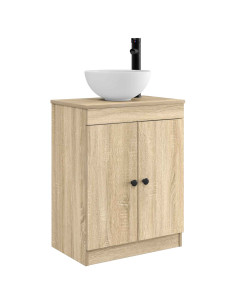 Mobile da bagno con lavabo Rovere Sonoma 54 x 35 x 83 cm