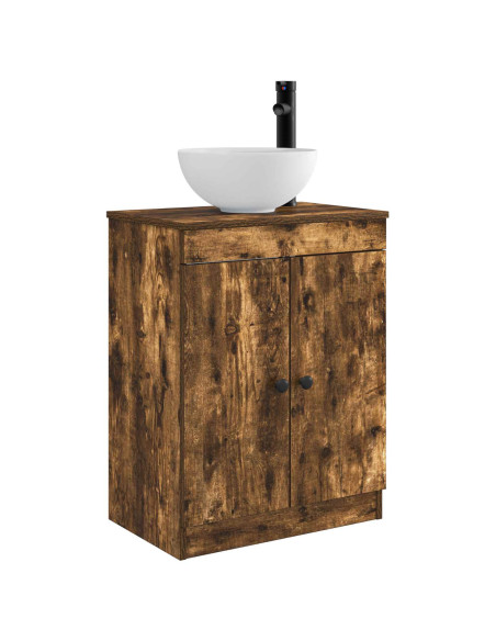 Mobile da bagno con lavabo Rovere Fumo 54 x 35 x 83 cm