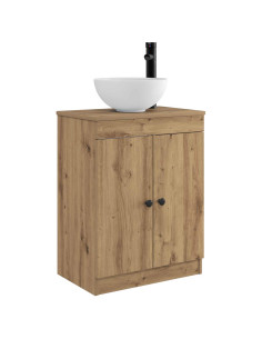 Mobile da bagno con lavabo Rovere Artigianale 54 x 35 x 83 cm