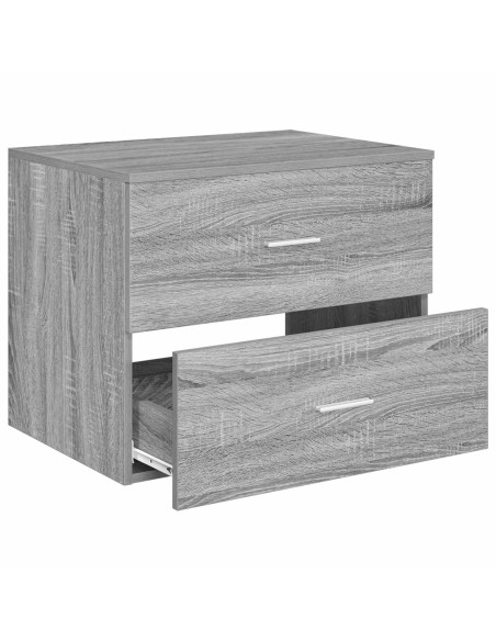 Mobile da Bagno da Muro Sonoma grigio 62,5 x 44,5 x 50 cm