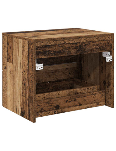 Mobile da Bagno da Muro Legno antico 62,5 x 44,5 x 50 cm