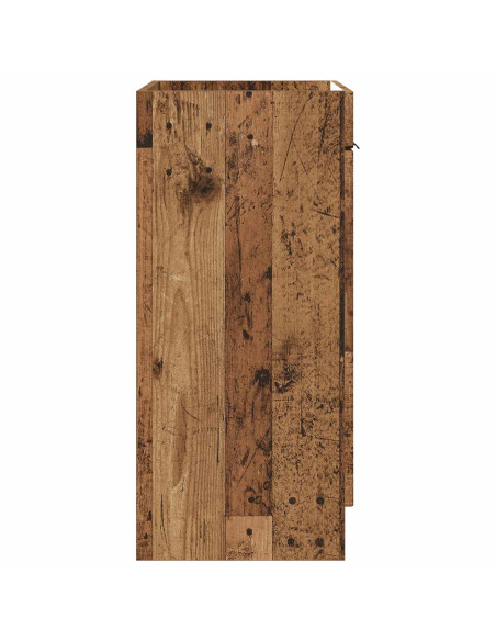 Mobiletto da bagno sotto il lavello Legno antico