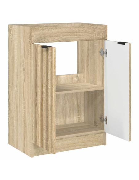 Mobiletto da bagno sotto il lavello Rovere Sonoma