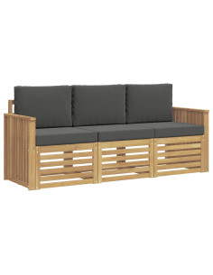 Set divani Legno di Acacia Massello 2