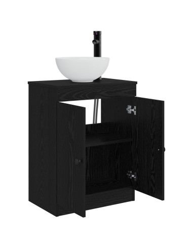 Mobile da bagno con lavabo Nero 54 x 35 x 83 cm