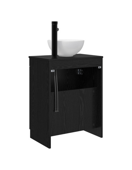 Mobile da bagno con lavabo Nero 54 x 35 x 83 cm