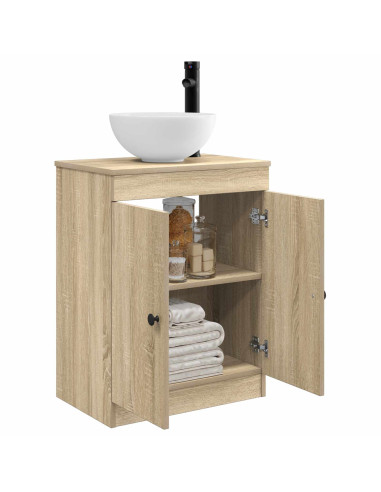 Mobile da bagno con lavabo Rovere Sonoma 54 x 35 x 83 cm