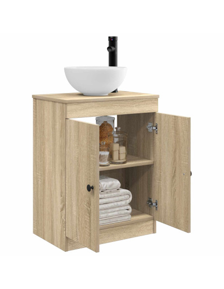 Mobile da bagno con lavabo Rovere Sonoma 54 x 35 x 83 cm