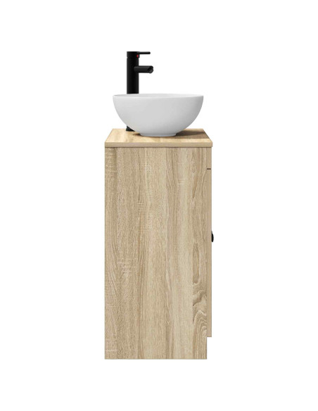 Mobile da bagno con lavabo Rovere Sonoma 54 x 35 x 83 cm