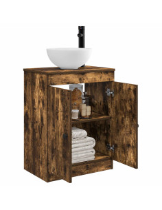 Mobile da bagno con lavabo Rovere Fumo 54 x 35 x 83 cm 2