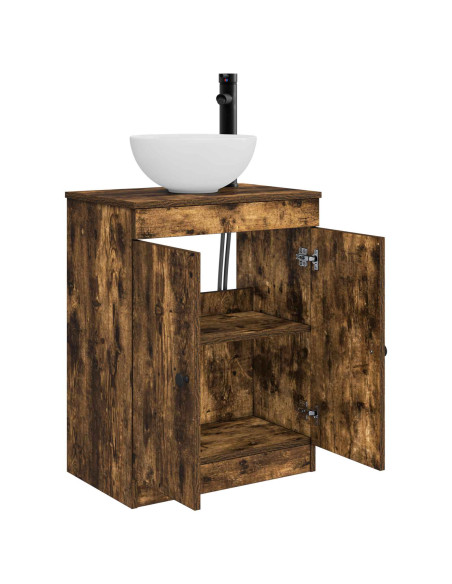 Mobile da bagno con lavabo Rovere Fumo 54 x 35 x 83 cm