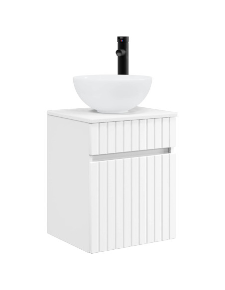 Mobile lavabo da parete Bianco 39 x 35 x 63 cm